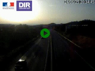 Caméra autoroute à Saint-Etienne (Les Littes) à hauteur du Ikea Saint-Etienne sur l'A72 en direction de Roanne