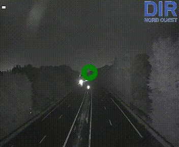 Webcam sur le périphérique de Caen (N814) à l'est de la ville, à Mondeville hauteur de la sortie 2, Presqu'île-Rives de l'Orne, au bout de l'autoroute A13