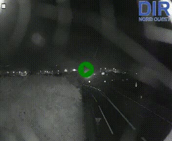 Webcam au début de l'A84 sur le périphérique Ouest de Caen (N814) à hauteur de la sortie 9, Porte de Bretagne