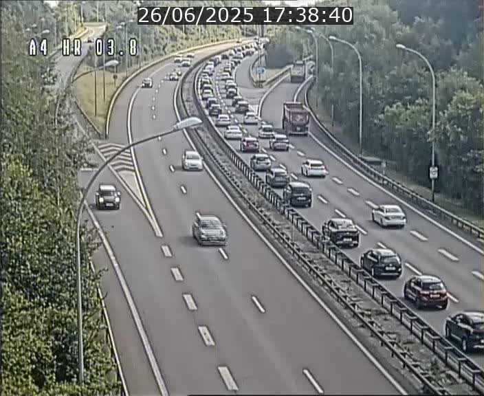 Webcam traffic A4 Luxembourg - BK 3.8 - Leudelange (direction Esch sur Alzette)