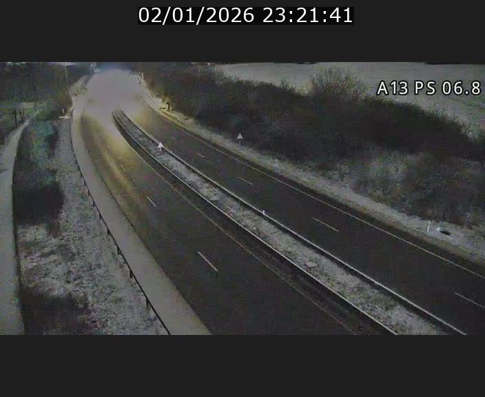 Traffic live webcam Luxembourg Ehlerange - A13 direction Esch-sur-Alzette - BK 6.8