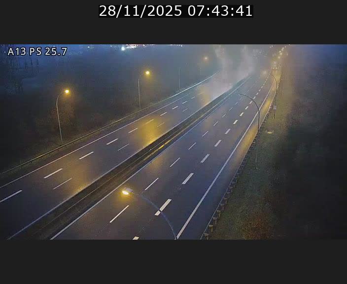 Traffic live webcam Luxembourg Frisange - A13 direction Allemagne - BK 26