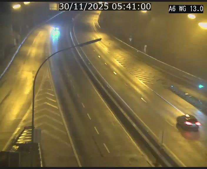 Traffic live webcam Luxembourg Mamer - A6 - BK 13 - direction Luxembourg/France/Allemagne