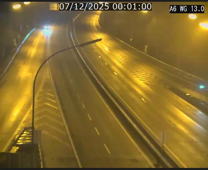 Traffic live webcam Luxembourg Mamer - A6 - BK 13 - direction Luxembourg/France/Allemagne