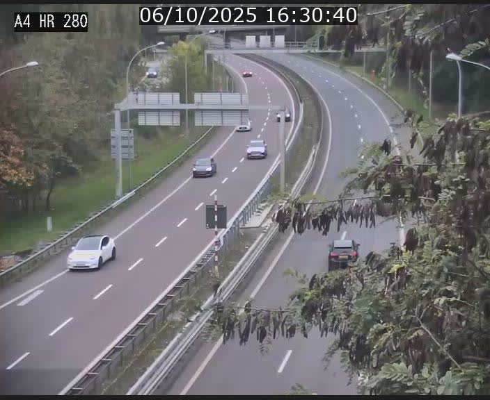 Webcam traffic A4 Luxembourg - BK 0.2 - P+R Bouillon (direction Luxembourg)