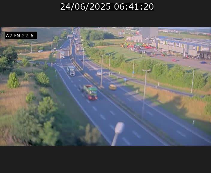 Caméra trafic Luxembourg - A7, Colmar-berg direction Mersch