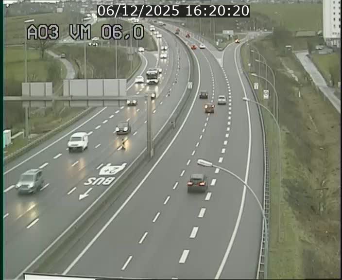 Traffic live webcam Luxembourg Aire de Berchem - A3 - BK 6 - direction France