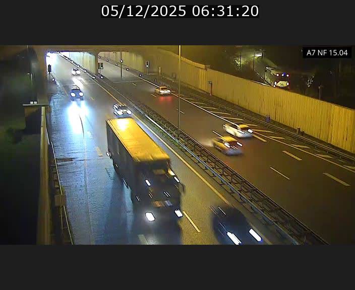 Caméra trafic Luxembourg - A7, Tunnel Mersch, entrée sud, direction Ettelbruck
