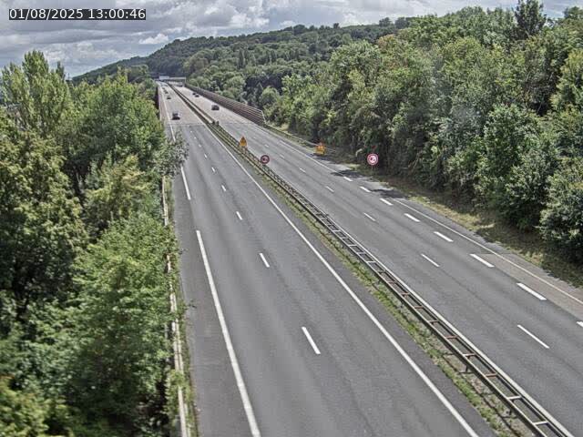 Caméra autoroute France - A30, Hayange direction Metz