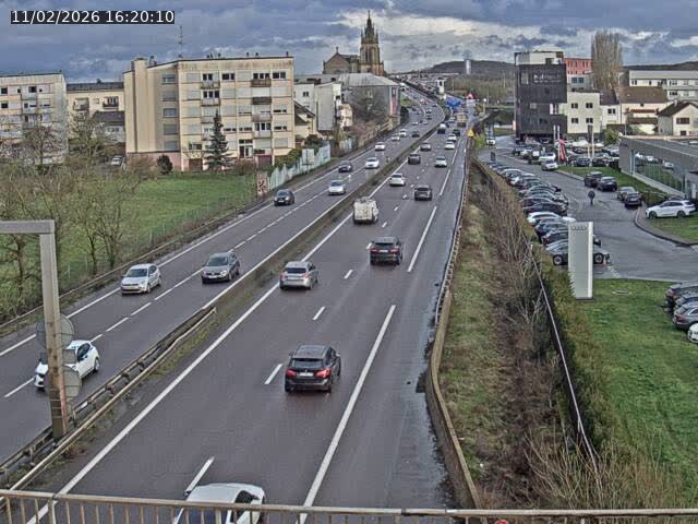 Caméra autoroute France - A31, Thionville direction Metz