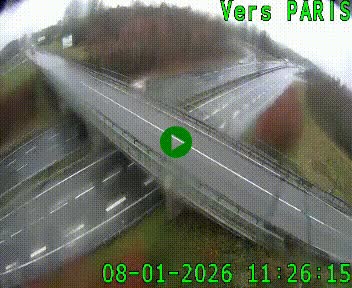 Clone of Caméra routière sur l'autoroute A20 au nord de Limoges, à la jonction avec la N520. Vue orientée vers Paris