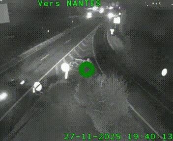 Webcam N147 au nord de Poitiers et à la jonction avec la A10