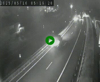 Caméra autoroute A75 à hauteur du col du rocher blanc en direction de Montpellier