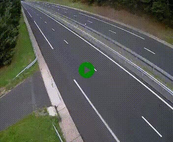 Caméra autoroute A75 à hauteur du col des Issartets en direction de Montpellier