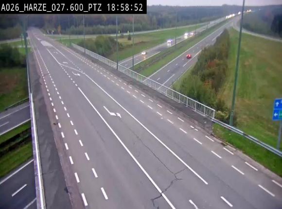 Caméra autoroute Belgique - Sougné-Remouchamps,E25 direction Luxembourg