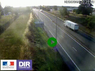 Webcam à Mably, à proximité de Roanne en direction de Moulins sur la N7