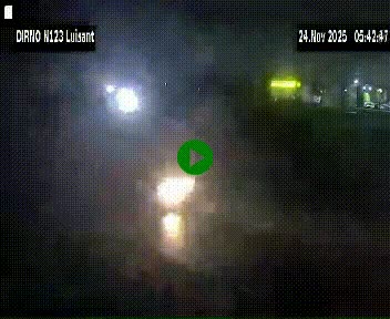 Webcam en périphérie de Chartres sur la N123, à hauteur de Luisant. Vue orientée vers Chartres