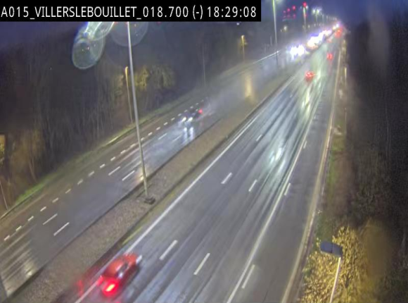 Webcam autoroute Belgique - Villers-le-Bouillet - E42 direction Liège - BK 18.7