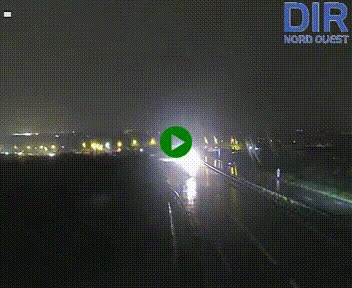 Webcam au début de l'A84 sur le périphérique Ouest de Caen (N814) à hauteur de la sortie 9, Porte de Bretagne