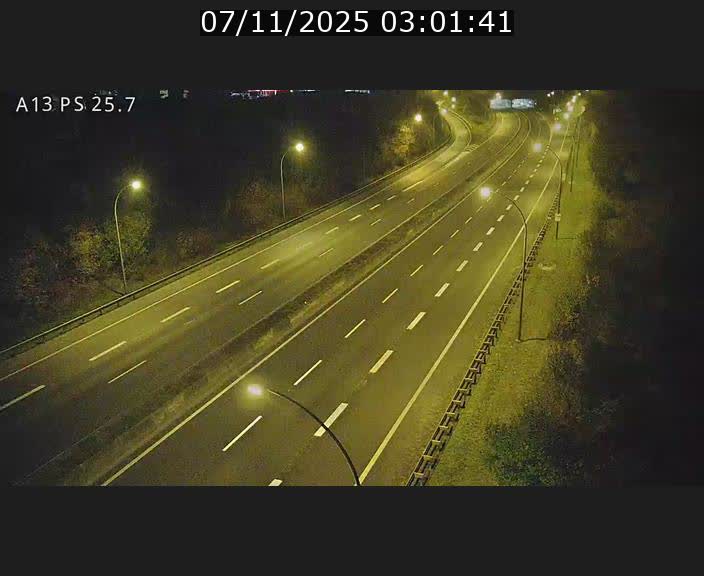 Traffic live webcam Luxembourg Frisange - A13 direction Allemagne - BK 26