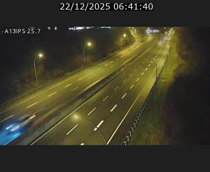 Traffic live webcam Luxembourg Frisange - A13 direction Allemagne - BK 26
