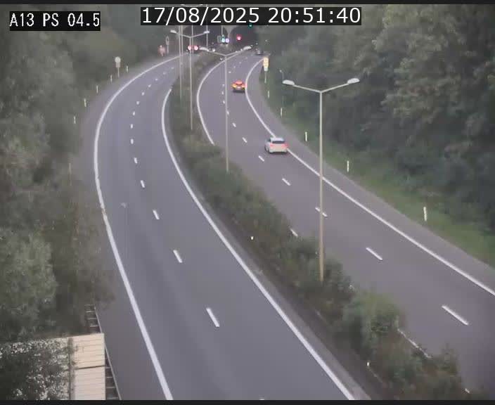 Traffic live webcam Luxembourg Differdange - A13 direction Esch-sur-Alzette - BK 4.5