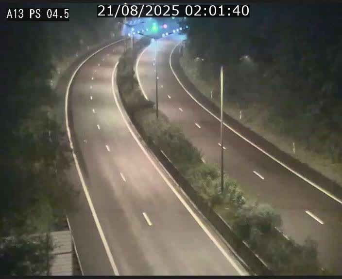 Traffic live webcam Luxembourg Differdange - A13 direction Esch-sur-Alzette - BK 4.5