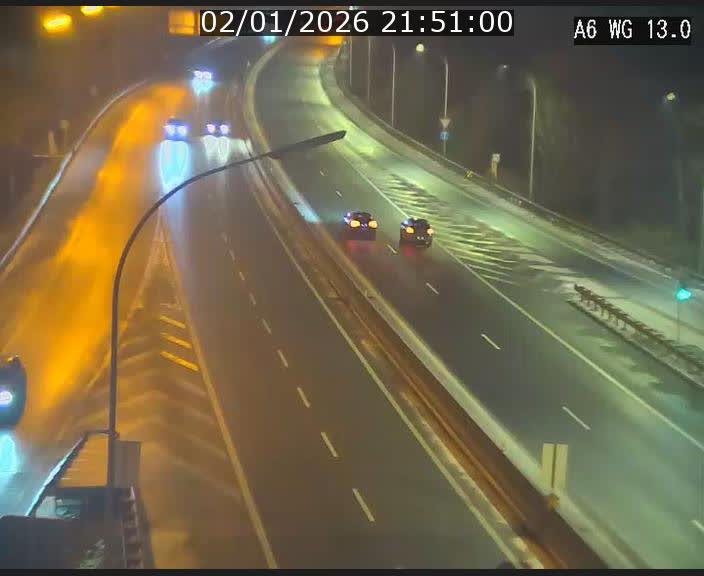 Traffic live webcam Luxembourg Mamer - A6 - BK 13 - direction Luxembourg/France/Allemagne