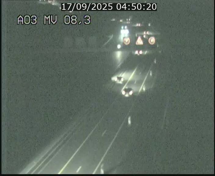 Webcam Autoroute après la Croix de Bettembourg en direction de Luxembourg sur l'A3