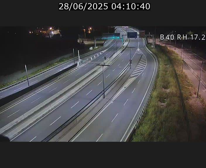 Webcam sur le contournement d'Esch Belval à hauteur de la sortie Université de Luxembourg. Vue orientée vers Luxembourg