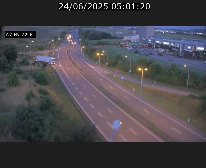 Caméra trafic Luxembourg - A7, Colmar-berg direction Mersch
