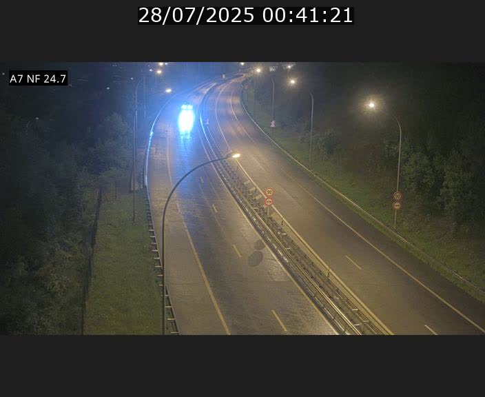 Caméra trafic Luxembourg - A7, Schieren direction Mersch