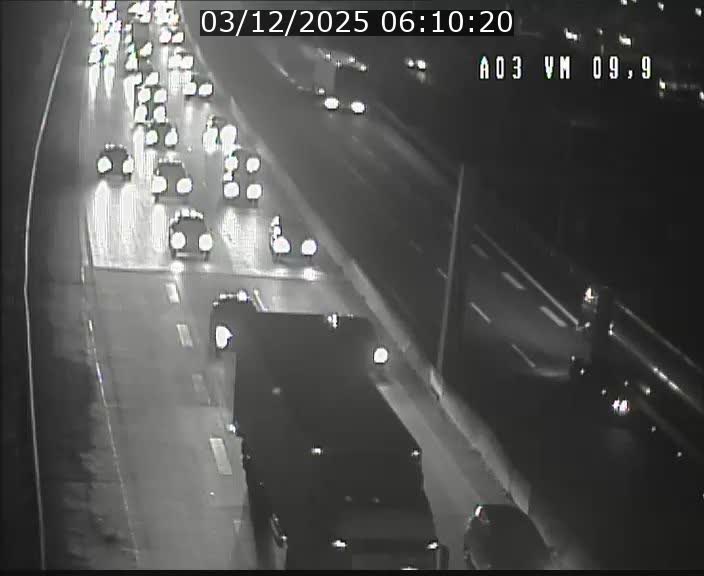 Webcam Autoroute à la Croix de Bettembourg - A3 - BK 9.9 - direction France