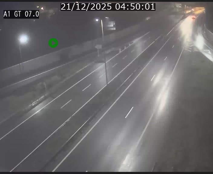 Traffic live webcam Luxembourg Cents - A1 direction Kirchberg - BK 7