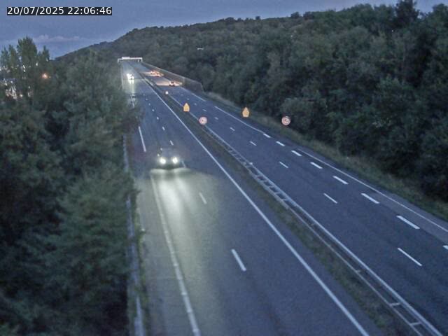 Caméra autoroute France - A30, Hayange direction Metz