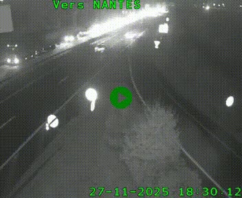 Webcam N147 au nord de Poitiers et à la jonction avec la A10