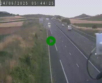 Caméra autoroute A75 à hauteur de Le Crest, en direction de Montpellier