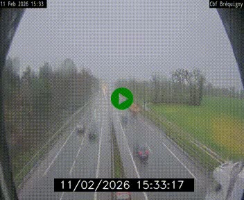 Webcam sur le périphérique de Rennes (N136) à hauteur du quartier Bréquigny, au sud de la ville