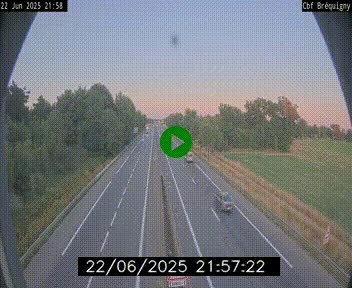 Webcam sur le périphérique de Rennes (N136) à hauteur du quartier Bréquigny, au sud de la ville