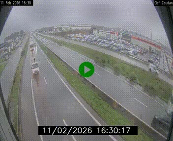Webcam sur la N165 à hauteur de Caudan, dans le Morbihan.