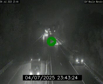 Webcam sur le périphérique de Nantes (N844) entre la Porte de Saint-Luce et la Porte d'Anjou, à l'est de la ville