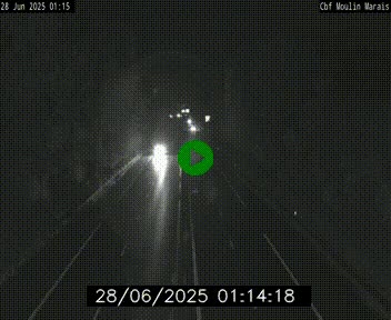 Webcam sur le périphérique de Nantes (N844) entre la Porte de Saint-Luce et la Porte d'Anjou, à l'est de la ville