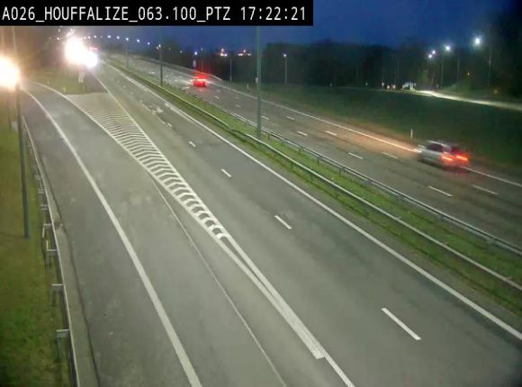 Caméra autoroute Belgique - Houffalize, E25 direction Liège