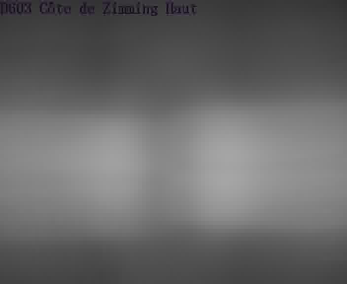 Webcam sur la D603 située en haut de la Côte de Zimming. Vue orientée vers Saint-Avold.