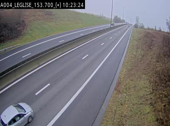 Webcam autoroute E411 à hauteur de Léglise, en direction de Luxembourg
