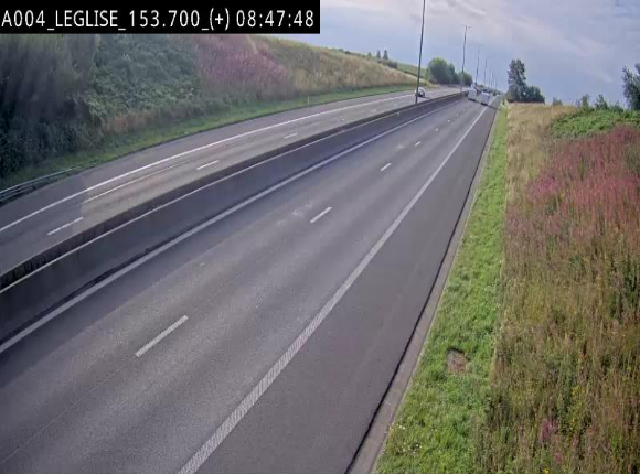 Webcam autoroute E411 à hauteur de Léglise, en direction de Luxembourg