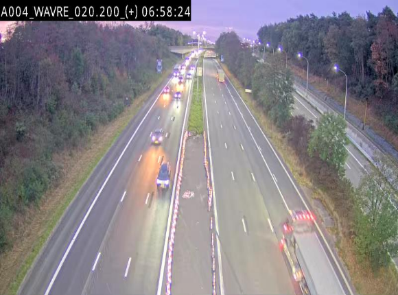 Webcam @ Wavre-sud KP 19.6, A4/E411