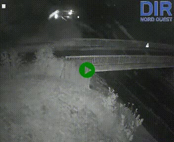 Webcam sur A84 à hauteur de Pont-Farcy, au niveau du pont autoroutier sur la Vire, au sud de Saint-Lô