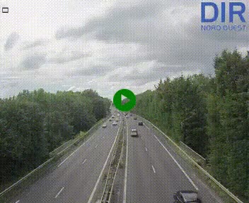 Webcam sur le périphérique de Caen (N814) à l'est de la ville, à Mondeville hauteur de la sortie 2, Presqu'île-Rives de l'Orne, au bout de l'autoroute A13