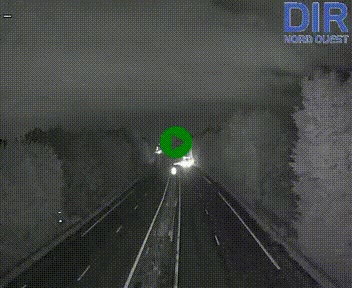 Webcam sur le périphérique de Caen (N814) à l'est de la ville, à Mondeville hauteur de la sortie 2, Presqu'île-Rives de l'Orne, au bout de l'autoroute A13